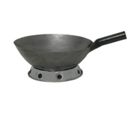 Mandarin 14-Inch Extra-Deep Peking/Mandarin Steel Wok with 5-3/4-Inch Reinforced Handle