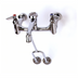 Thumbnail image #1 for T&S Brass Wall-Mount Adjustable Service Sink Faucet with 12-Inch Rigid Spout and Vacuum Breaker Hook