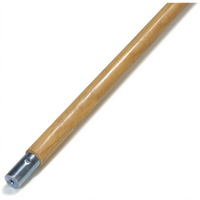Flo-Pac Kwik-On 60-Inch Threaded Lacquered Wood Mop Handle