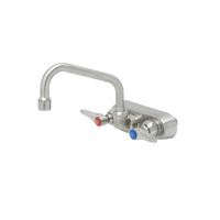 EverSteel 4-Inch Centers Stainless Steel Wall Mount Workboard Faucet with 6-Inch Swing Nozzle