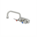 Thumbnail image #1 for EverSteel 4-Inch Centers Stainless Steel Wall Mount Workboard Faucet with 6-Inch Swing Nozzle