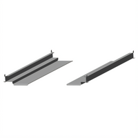 Stainless Steel Universal Bottom Support Pan Slides for Baker and Hotel Pans, 1 Pair