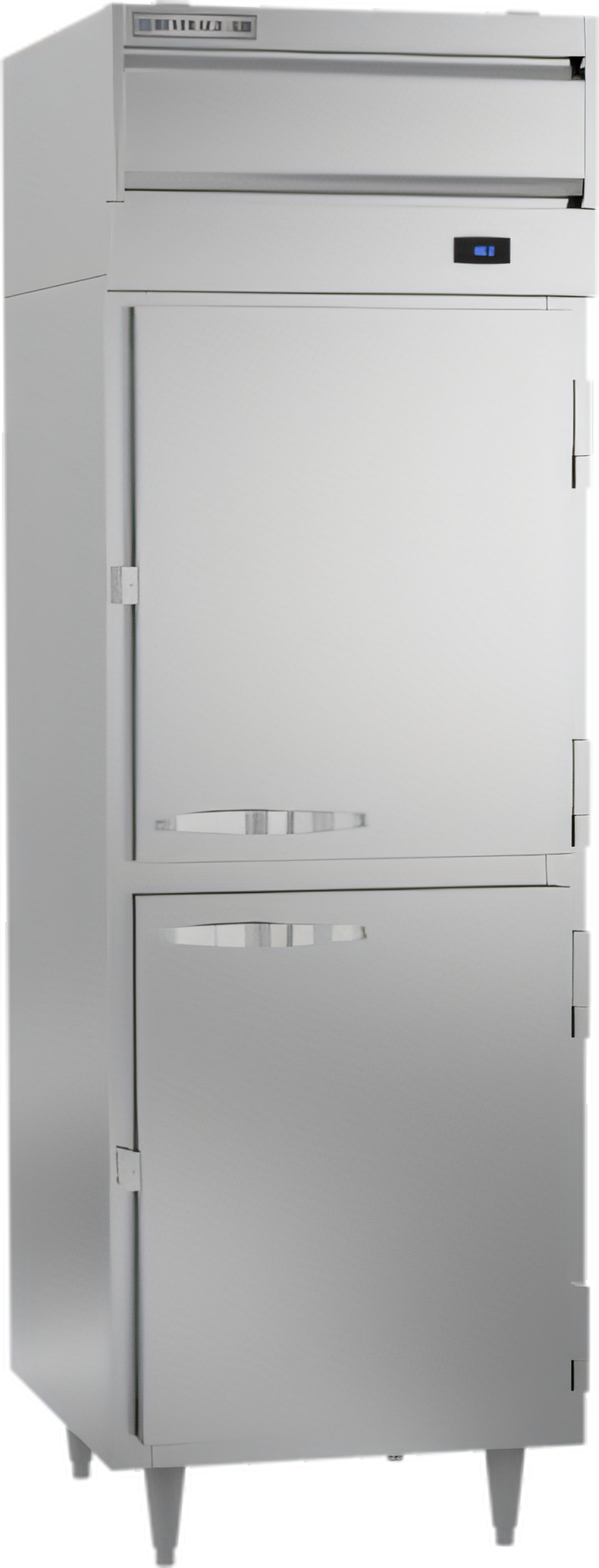 Product image #1 for Beverage-Air P Series One-Section Top Mount Reach-In Warming Cabinet with Half-Height Doors, 21.01 Cu. Ft.