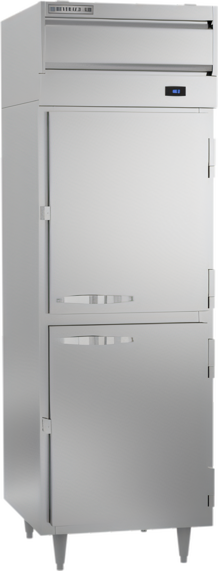 Product image #1 for Beverage-Air P Series One-Section Top Mount Reach-In Warming Cabinet with Half-Height Doors, 21.01 Cu. Ft.