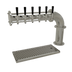 Thumbnail image #1 for Pipe Cantilever Countertop Air-Cooled Draft Dispensing Tower with 6 Stainless Steel Faucets