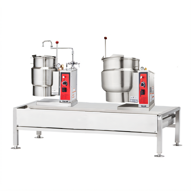 Product image #1 for Vulcan 64-Inch Stainless Steel Kettle/Stand Assembly for 6-Gallon and 12-Gallon Electric Tilting Kettles
