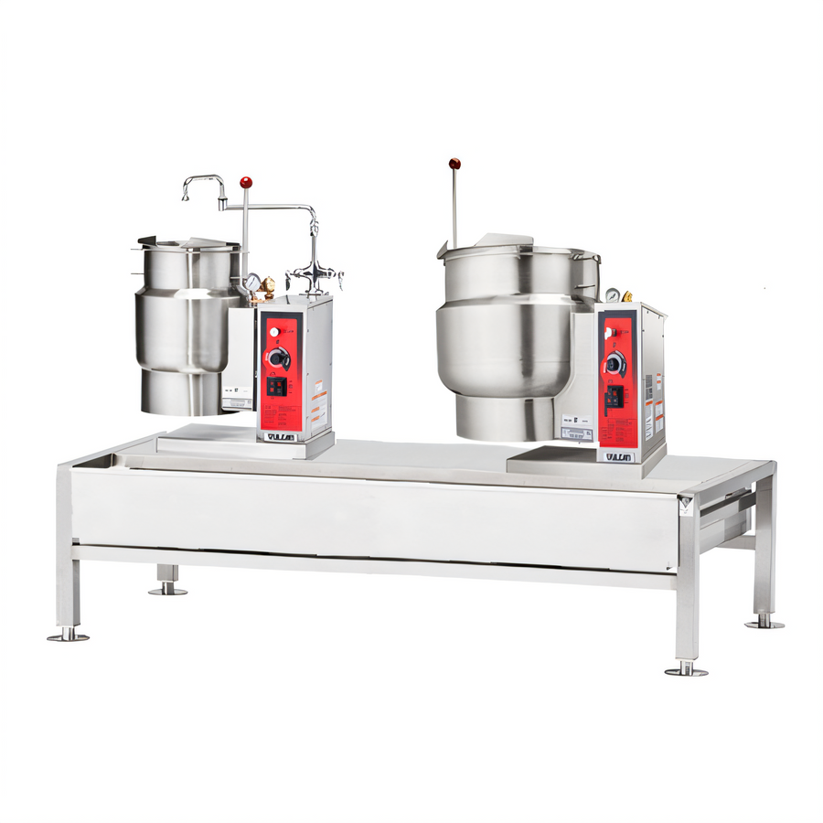 Product image #1 for Vulcan 64-Inch Stainless Steel Kettle/Stand Assembly for 6-Gallon and 12-Gallon Electric Tilting Kettles