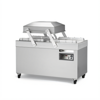 ATMOVAC Industrial Double Chamber Floor Model Vacuum Packaging Machine with 4 Seal Bars