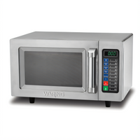 Waring WMO90 Medium-Duty Commercial Microwave Oven, 0.9 Cu. Ft., 1000W, 120V