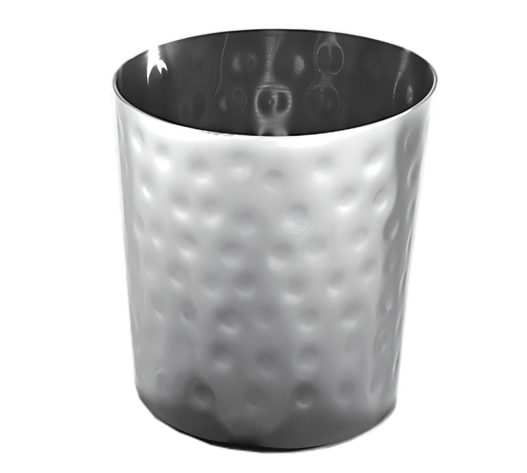 Product image #1 for American Metalcraft 26 oz Large Round Stainless Steel French Fry Cup with Hammered Finish