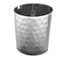 Thumbnail image #1 for American Metalcraft 26 oz Large Round Stainless Steel French Fry Cup with Hammered Finish