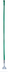 Thumbnail image #1 for Sparta Fiberglass Dust Mop Handle with Clip-On Connector, 60-Inch, 3-Inch Dia., Green