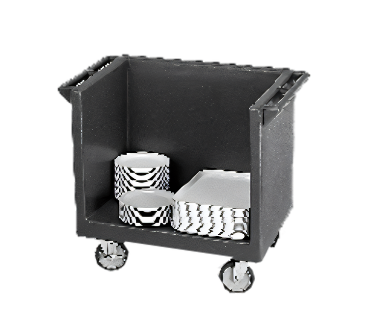 Product image #2 for Cambro Tray & Dish Cart, Cart Only, Granite Gray, 38-1/8" L x 22-1/4" W x 34-1/4" H