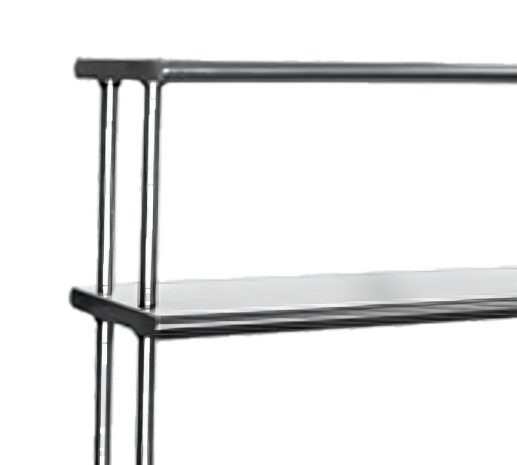 Product image #1 for Eagle Group Flex-Master Uni-Lok Table-Mount Stainless Steel Overshelf System, 60 x 12 Inches