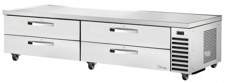Product image #1 for True 95-1/2-Inch Refrigerated Chef Base with 4 Locking Drawers