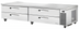 Thumbnail image #1 for True 95-1/2-Inch Refrigerated Chef Base with 4 Locking Drawers