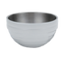 Thumbnail image #2 for Vollrath Round Double Wall Insulated Serving Bowl, 3.4 Quart, Pearl White Exterior with Satin Stainless Steel Interior