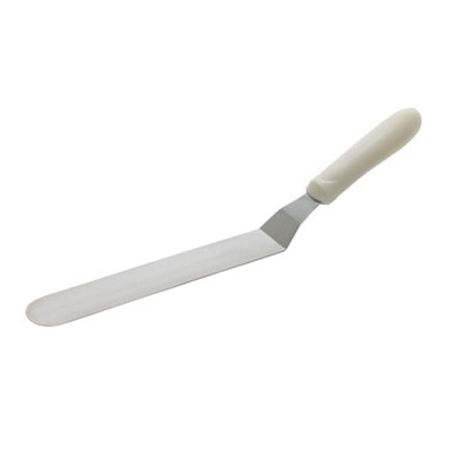 Product image #1 for Winco White Ergo-Handle Offset Spatula with 8-1/2 x 1-1/2 Inch Stainless Steel Blade