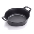 Thumbnail image #1 for American Metalcraft Round Melamine Casserole Dish, Cast Iron-Style, 39 oz., Black