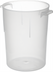 Thumbnail image #1 for Carlisle 8 Qt Round Polypropylene Bain Marie Container