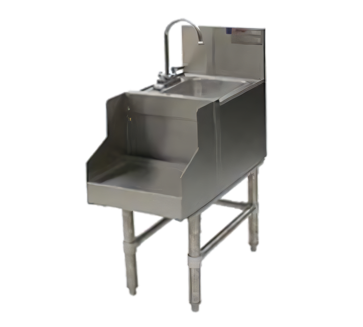 Product image #1 for Eagle Spec-Bar Stainless Steel Underbar Blender Station with Sink and T&S Faucet