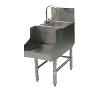 Eagle Spec-Bar Stainless Steel Underbar Blender Station with Sink and T&S Faucet