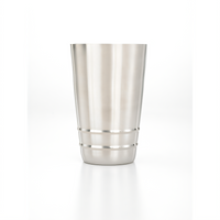 Barfly 18 oz Weighted Cocktail Shaker Tin with Embossed Ribs