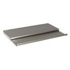 Thumbnail image #1 for BK Resources BKIB-L-4818 48-Inch Sliding 304 Stainless Steel Underbar Ice Bin Lid for 18-Inch-Deep BKIB Bins