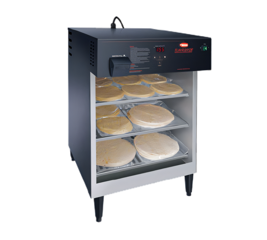 Product image #1 for Hatco Flav-R-Savor 3-Tier Humidified Countertop Heated Air Curtain Food Display Cabinet for Half-Size Sheet Pans