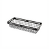 Thumbnail image #1 for American Metalcraft Black Twilight Nestable Rectangular 9-Inch Entree Serving Basket