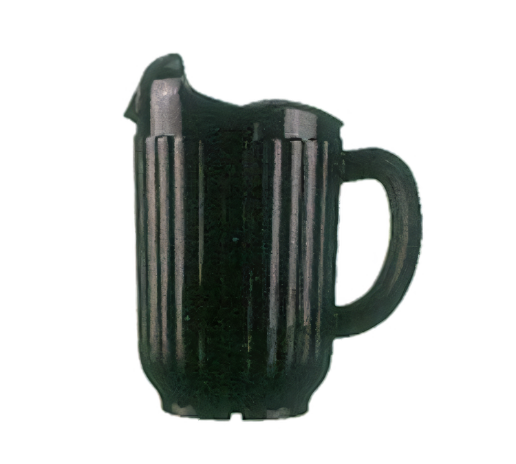 Product image #1 for Vollrath Tuffex™ I Deluxe Three-Lipped 60 oz Polycarbonate Water Pitcher, Black
