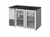 Thumbnail image #1 for True 48-Inch Two-Section Back Bar Cooler with Glass Hinged Doors and Left-Side Condensing Unit