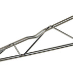 Thumbnail image #1 for Quantum CB18S 18-Inch 304 Stainless Steel Single-Post Cantilever Wall-Mount Bracket Set