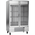 Thumbnail image #1 for Beverage-Air Vista® Series 46.15 Cu. Ft. Two-Section Bottom-Mount Reach-In Refrigerator with Glass Doors