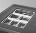Thumbnail image #1 for Cambro DIV20148 Steam Tables & Food Wells Case of 3