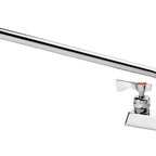 Thumbnail image #1 for Krowne Royal Series 15-316L Deck-Mount Manual Faucet, 16-Inch Swing/Swivel Spout, 4-Inch Centers, Low-Lead Case of 12
