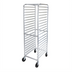 Thumbnail image #1 for Winco Mobile Full-Height Aluminum Sheet Pan Rack, 20 Full-Size Pan Capacity, 5-Inch Swivel Casters
