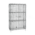 Thumbnail image #1 for Metro Super Erecta Stationary Chrome-Plated Wire Security Unit with 2 Intermediate Shelves, 50-1/2 Inch Wide