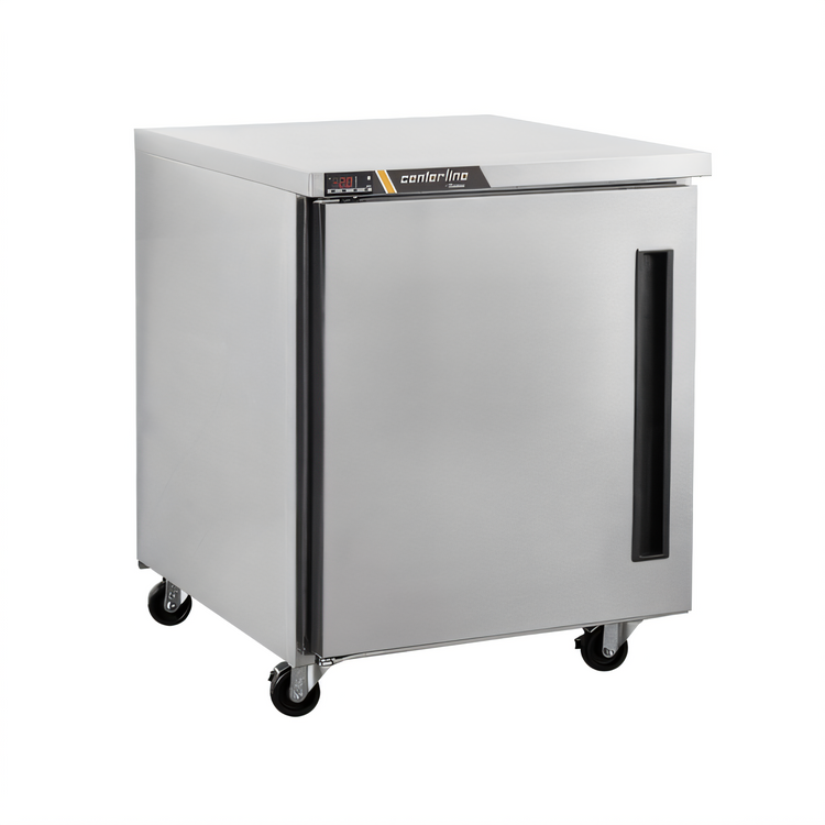 Product image #1 for Traulsen Centerline Compact Undercounter Reach-In Freezer, 27-Inch Wide, 1 Section, Right-Hinged Solid Door, Rear-Mount Self-Contained
