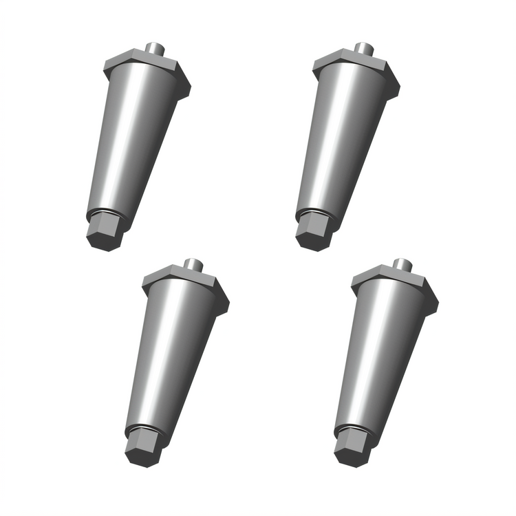 Product image #1 for Hoshizaki 4-Inch Stainless Steel Leg Package for Braising Pans and Tilt Skillets