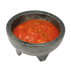 Thumbnail image #1 for Winco PMSB-10 Molcajete Salsa Bowl, 10 oz., Black Polypropylene, 4-Piece Pack Case of 12