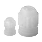 Thumbnail image #1 for Winco CDTC-2 White Plastic 2-Piece Coupler Set, Small and Large Case of 360