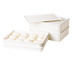Thumbnail image #2 for Cambro White Polypropylene Pizza Dough Box Cover, 26 x 18 Inches