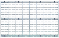Quantum 48-Inch W x 30-Inch H Chrome Plated Wire Louvered Panel