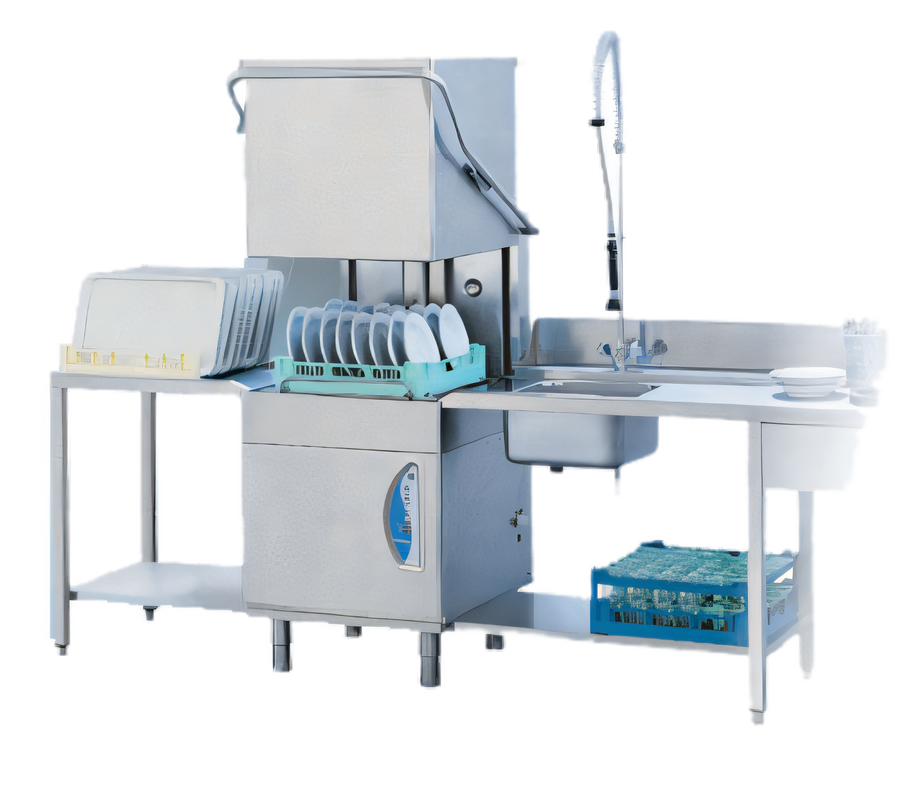Product image #1 for Lamber L21EKDPS High-Temp Pass-Through Door-Type Dishwasher with Drain Pump
