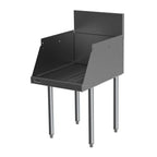Thumbnail image #1 for Perlick Corporation Top Shelf TS18DD Freestanding Stainless Steel Underbar Drop-Down Drainboard, 18"W x 24"D, 6" Backsplash