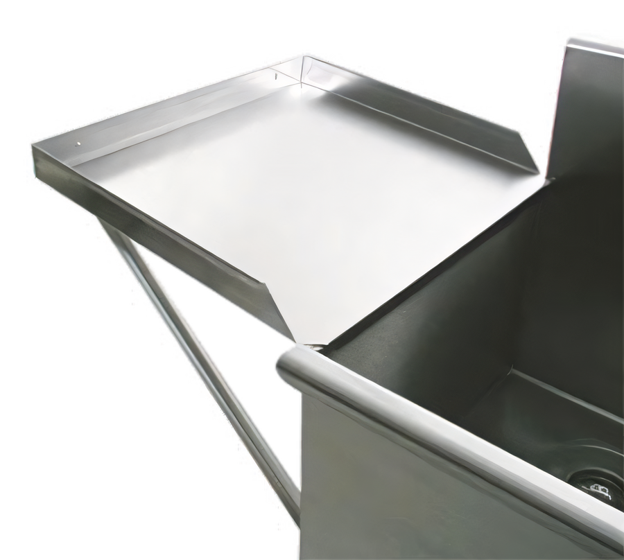 Product image #1 for Advance Tabco Special Value Series 21 x 24 Inch Detachable Stainless Steel Drainboard for Square Corner Sinks
