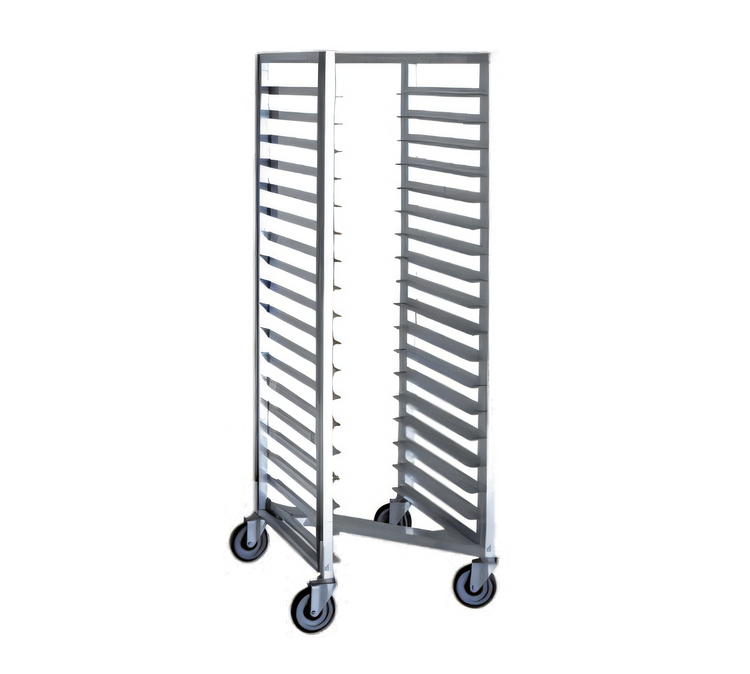Product image #1 for Dinex Aluminum End-Load Nesting Pan Rack for 18 Full-Size Sheet Pans