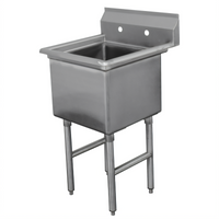 Advance Tabco 1-Compartment Fabricated Sink with Legs, 16