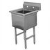 Thumbnail image #1 for Advance Tabco 1-Compartment Fabricated Sink with Legs, 16